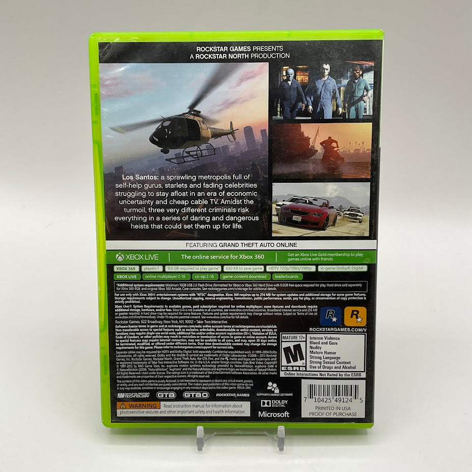 Grand Theft Auto V Xbox 360 Used #6