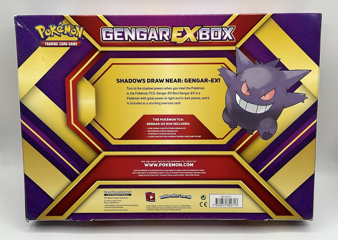 Pokemon: Gengar Ex Box