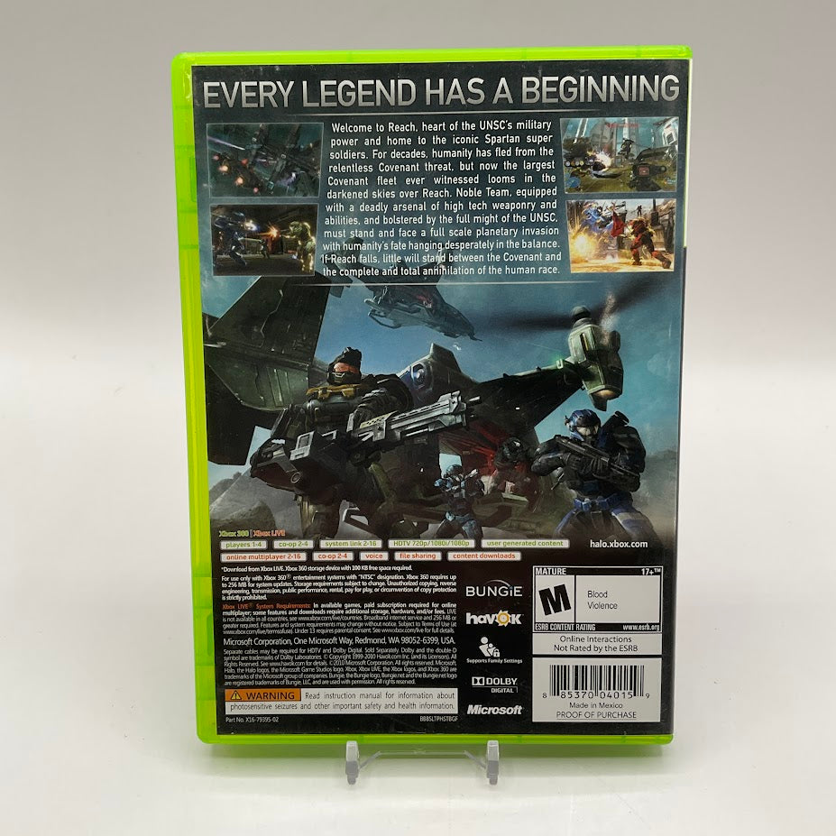 Halo: Reach Xbox 360 Used