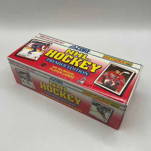 1990 Score Hockey Premier Edition Complete Factory Set Red