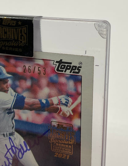 Dusty Baker 2021 Topps Archives Signature Series Auto 26/53 #40
