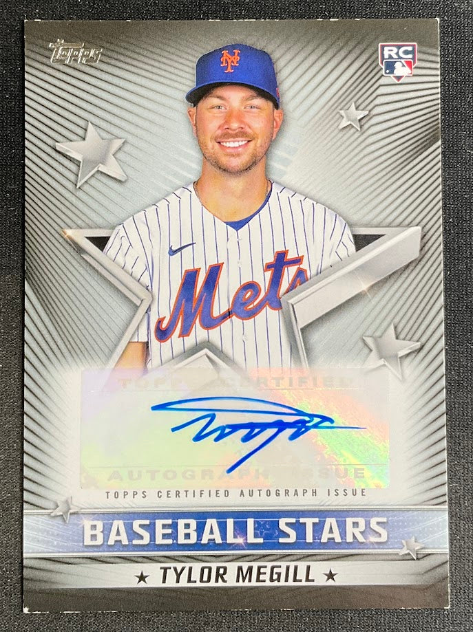 Tylor Megill 2022 Topps Stars RC Auto 123/199 #BSA-TM
