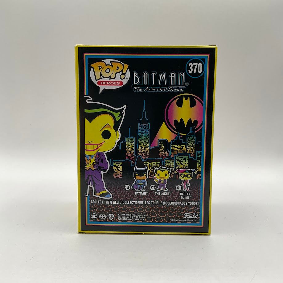 The Joker Funko Pop! Batman The Animated Series #370 Black Light Hot Topic