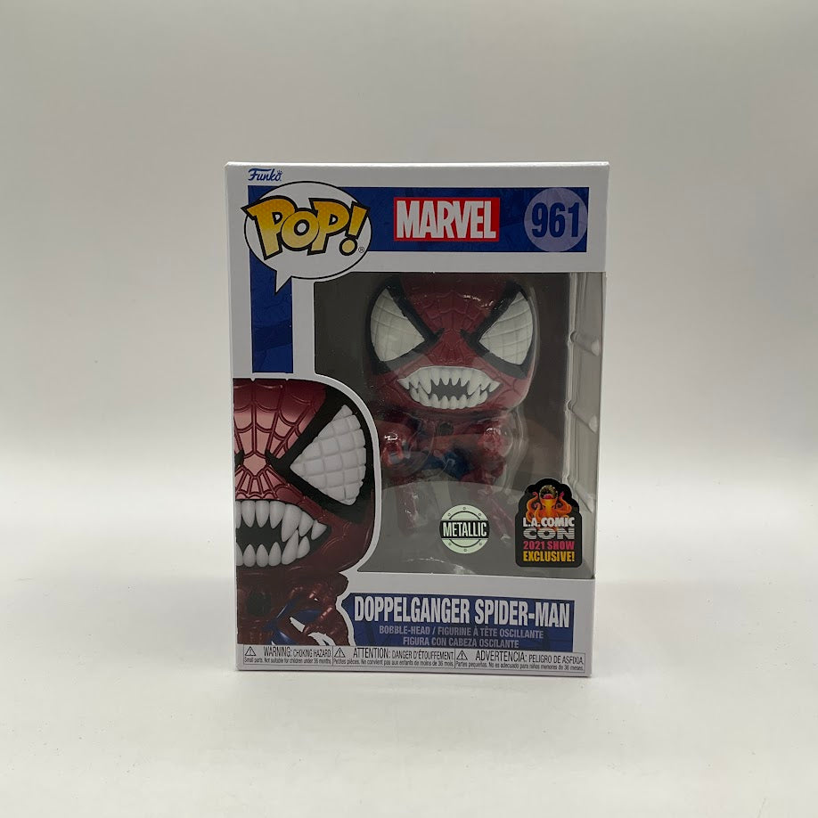 Doppelganger Spider-Man Funko Pop! Marvel #961 Metallic 2021 LA Comic Con