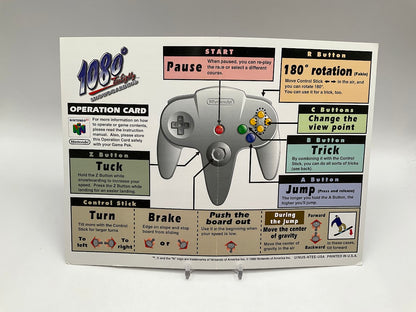 1080 Snowboarding Nintendo 64 CIB