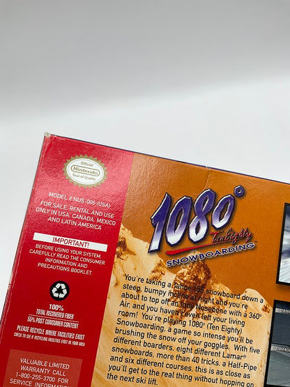 1080 Snowboarding Nintendo 64 CIB