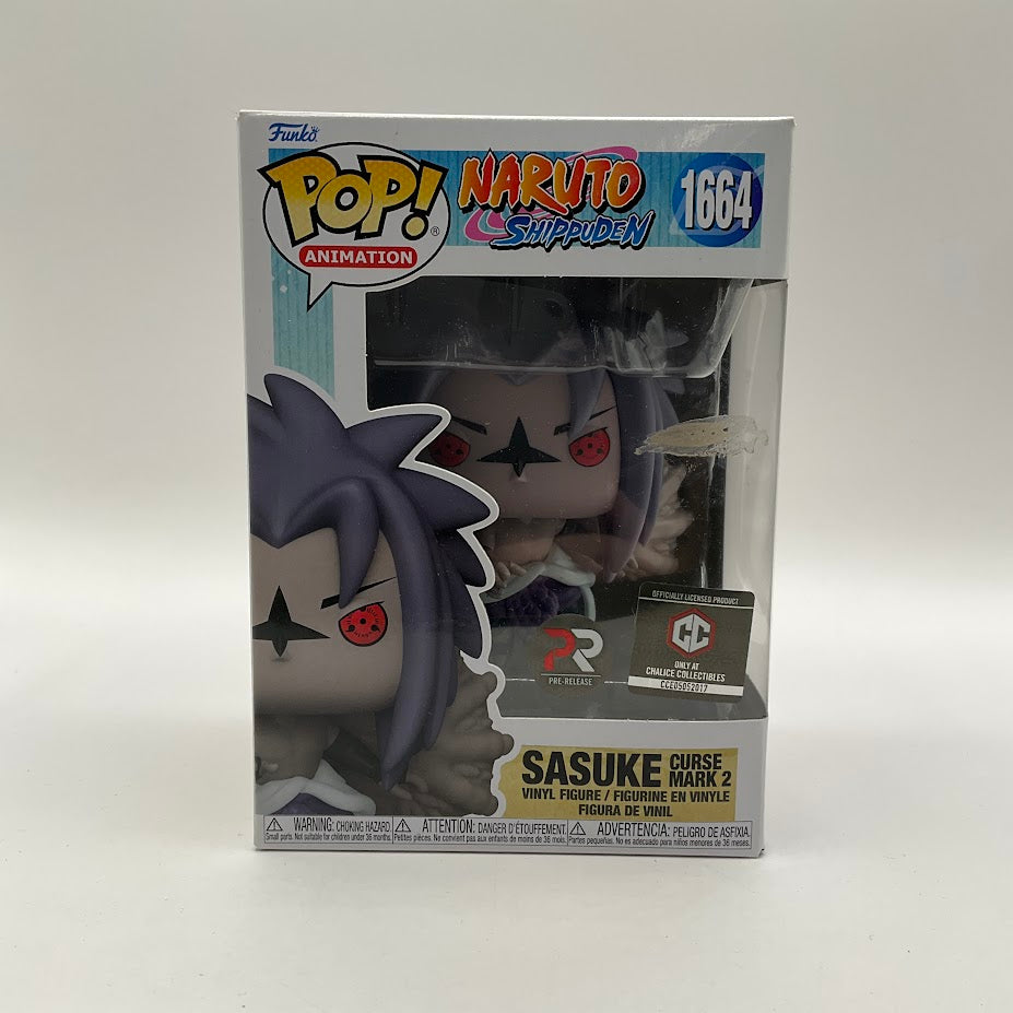Sasuke Curse Mark 2 Funko Pop! Naruto #1664 Prerelease Chalice Collectibles