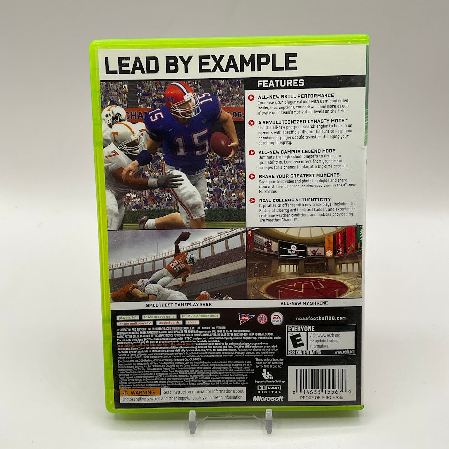 NCAA Football 08 Xbox 360 Used
