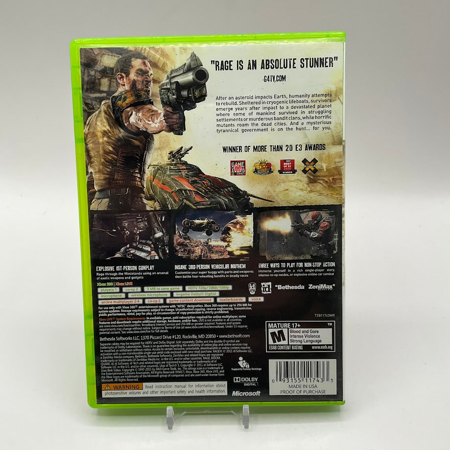 Rage Xbox 360 Used