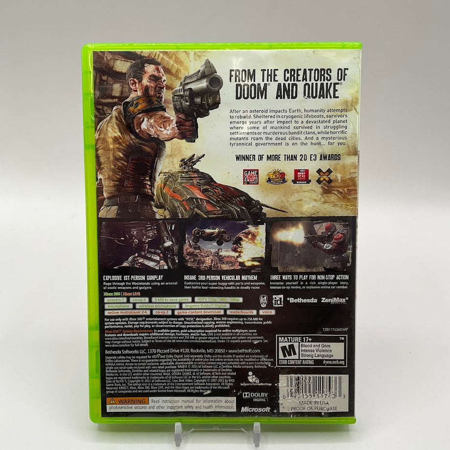 Rage [Anarchy Edition] Xbox 360 Used