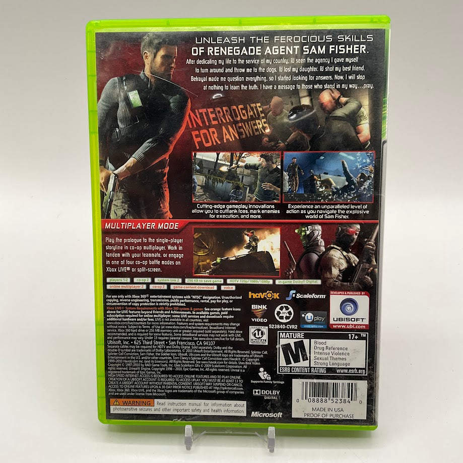 Splinter Cell: Conviction Xbox 360 Used #2