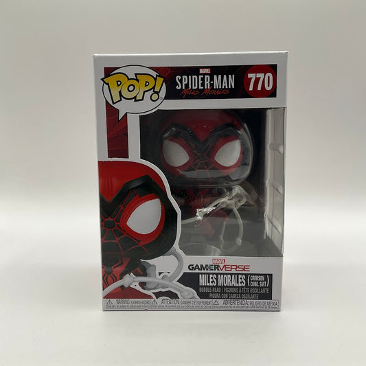 Miles Morales (Crimson Cowl Suit) Funko Pop! Spider-Man Miles Morales #770