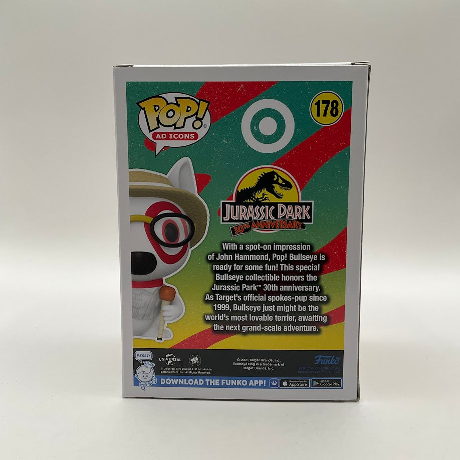 Bullseye Dressed as John Hammond Funko Pop! Ad Icon #178 Target Exclusive