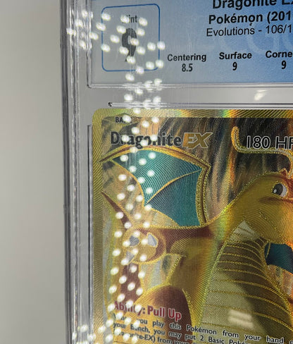 Dragonite ex Pokemon Evolutions #106 CGC 9