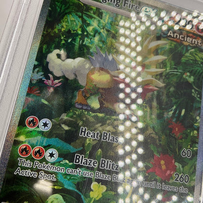 Gouging Fire ex Pokemon Temporal Forces Special Illustration Rare #204 PSA 9 #2