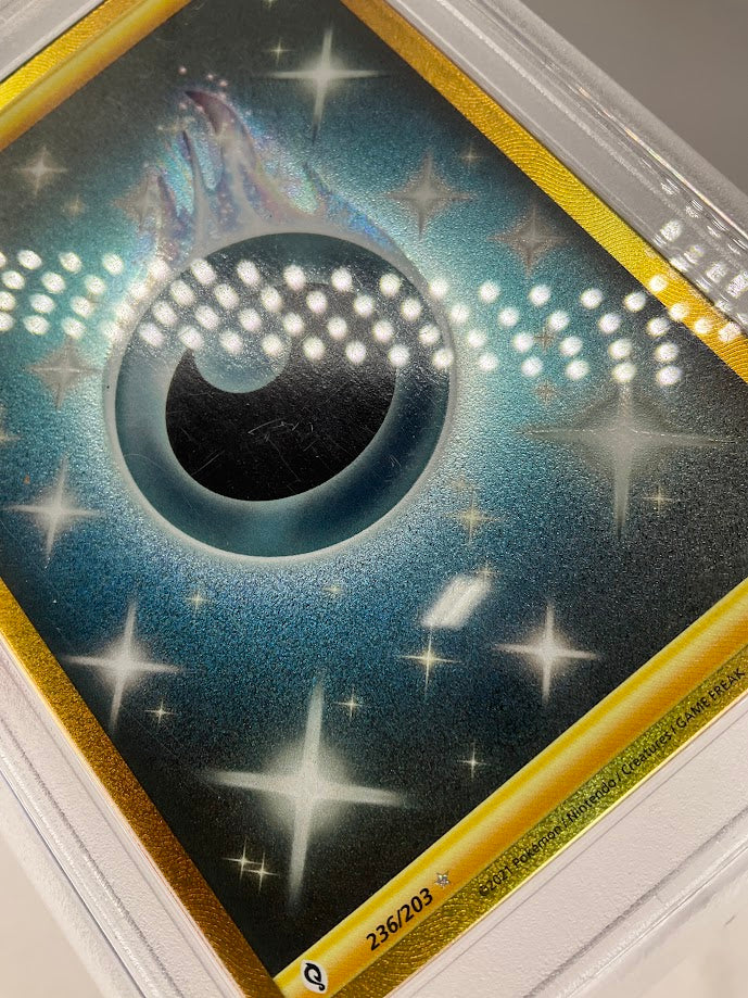 Darkness Energy Pokemon Evolving Skies Secret #236 PSA 10