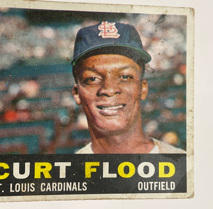 Curt Flood 1960 Topps #275 St. Louis Cardinals GD