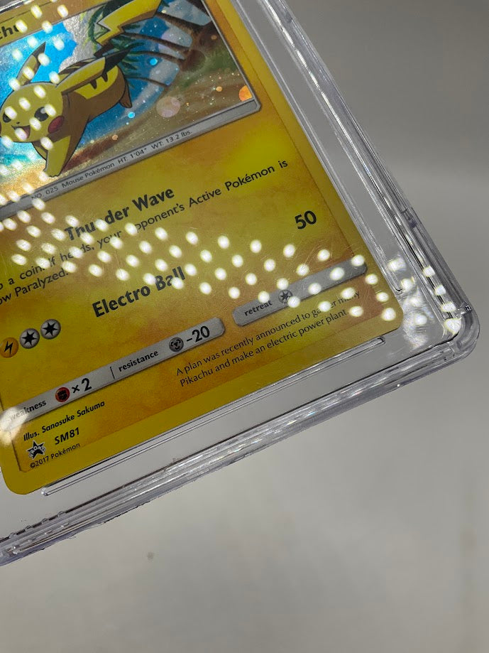 Pikachu Pokemon SLG Super Premium Collection Holo #SM81 CGC 8.5