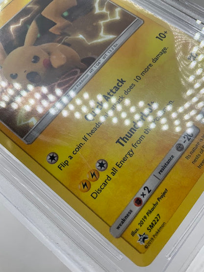 Pikachu Pokemon Fall 2019 Collector Chest #SM227 Beckett 9