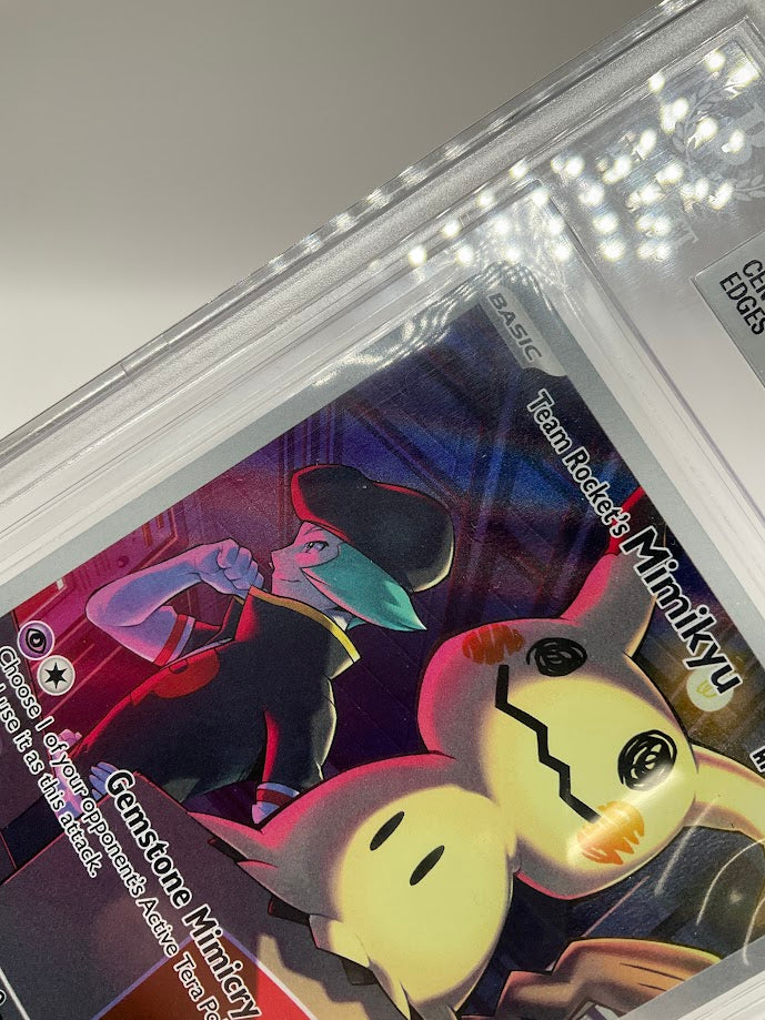 Team Rocket's Mimiyku ex Pokemon Ascended Heroes IR #238 Beckett 8.5