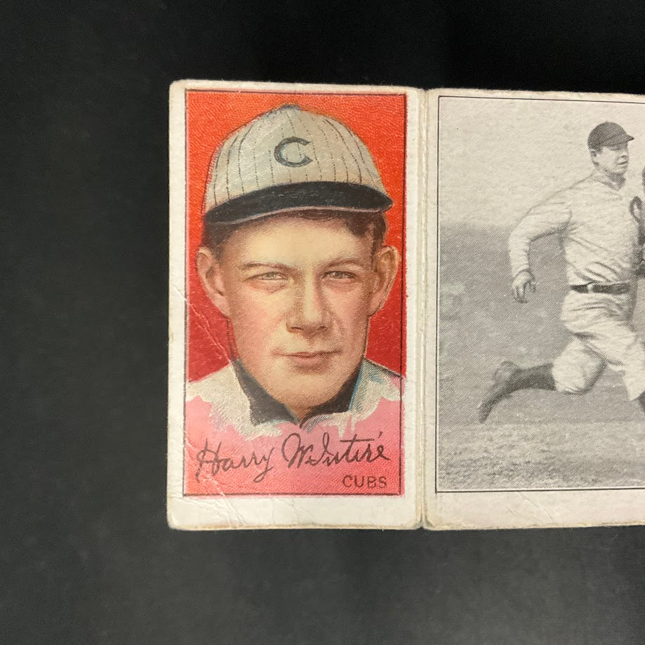 James Archer Harry McIntire 1912 Hassan Triple Fold Chance Beats Out a Hit PR