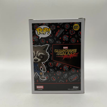 Rocket Funko Pop! Guardians of the Galax Mission Breakout #491 Disney Parks