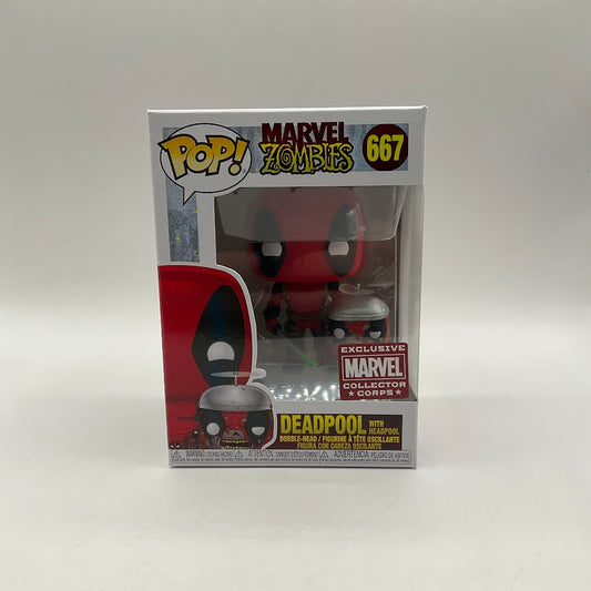 Deadpool with Headpool Funko Pop! Marvel Zombies #667 Marvel Collector Corps