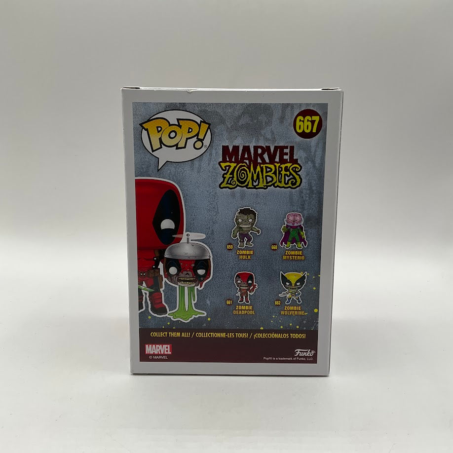 Deadpool with Headpool Funko Pop! Marvel Zombies #667 Marvel Collector Corps