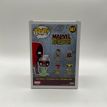 Deadpool with Headpool Funko Pop! Marvel Zombies #667 Marvel Collector Corps