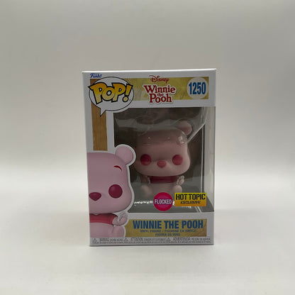 Winnie the Pooh Funko Pop! Disney #1250 Flocked Hot Topic Exclusive