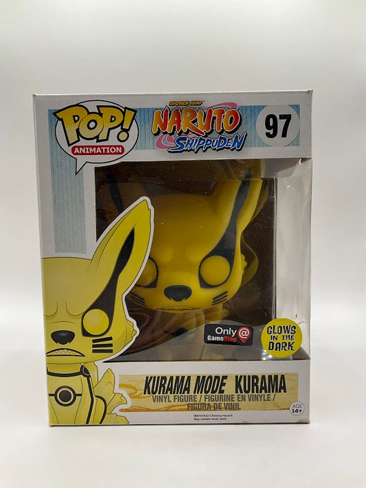 Kurama Mode Kurama Funko Pop! Naruto Shippuden #97 GITD GameStop