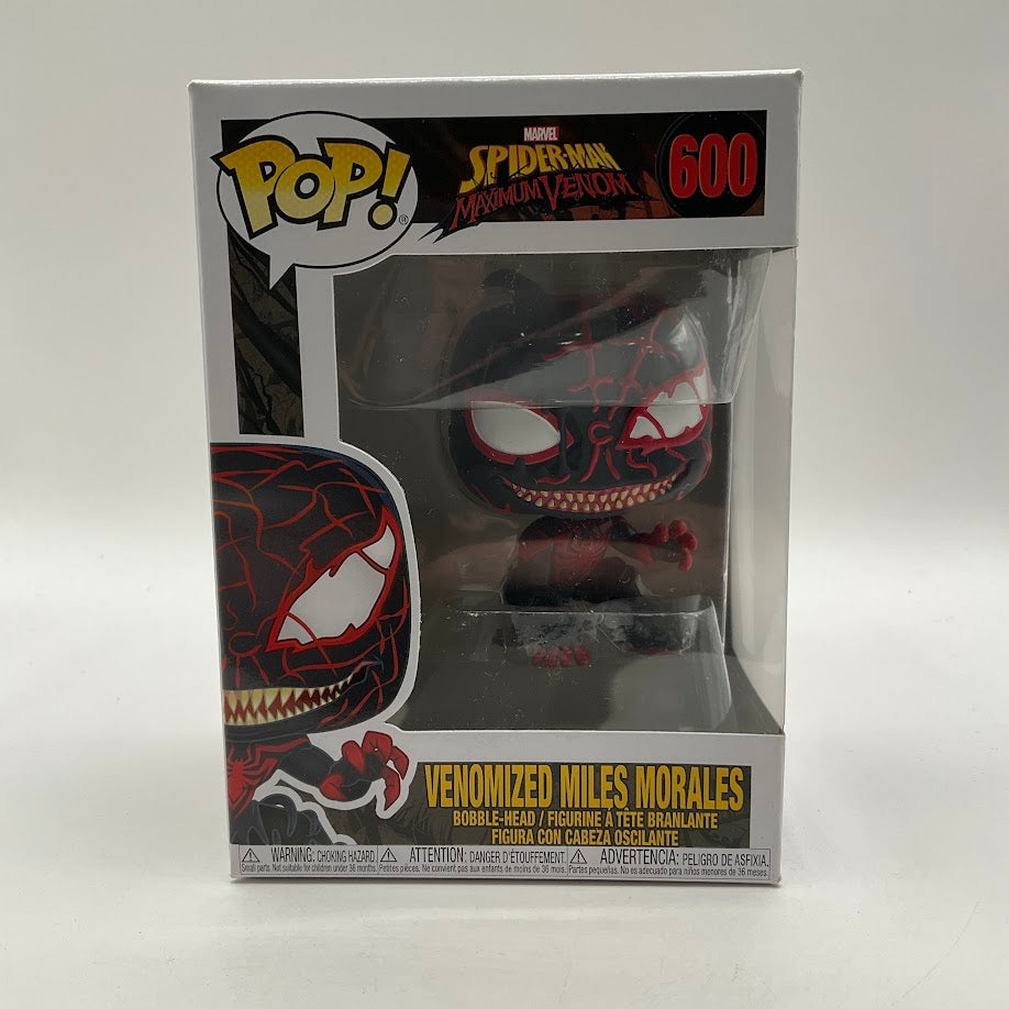 Venomized Miles Morales Funko Pop! Spider-Man Maximum Venom #600