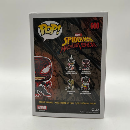 Venomized Miles Morales Funko Pop! Spider-Man Maximum Venom #600