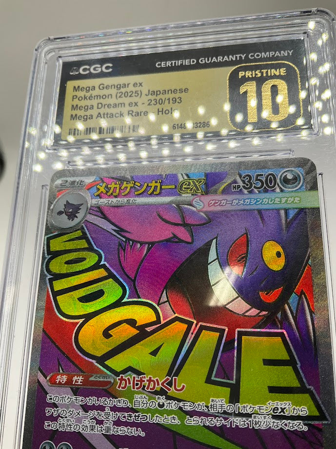 Mega Gengar ex Pokemon Mega Dream ex Mega Attack Rare Holo JP CGC 10 Pristine