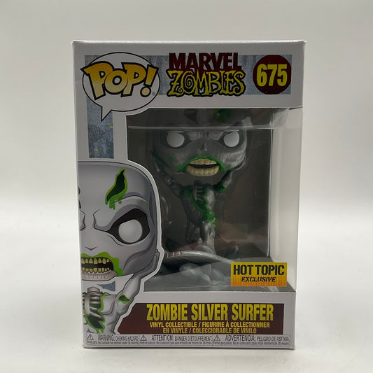 Zombie Silver Surfer Funko Pop! Marvel Zombies #675 Hot Topic
