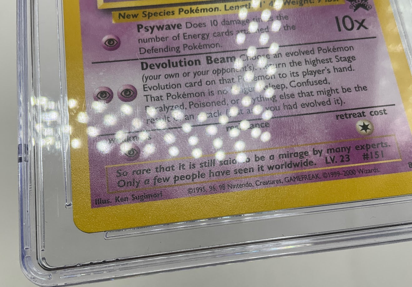 Mew Pokemon League Black Star Promo #8 CGC 10