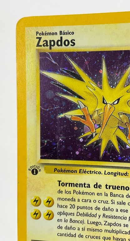 Zapdos Pokemon Fossil Holo 1st Edition Spanish #15