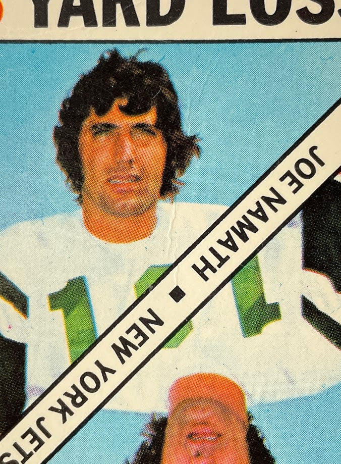 Joe Namath 1971 Topps Game #3 New York Jets VG - Collector Store LLC