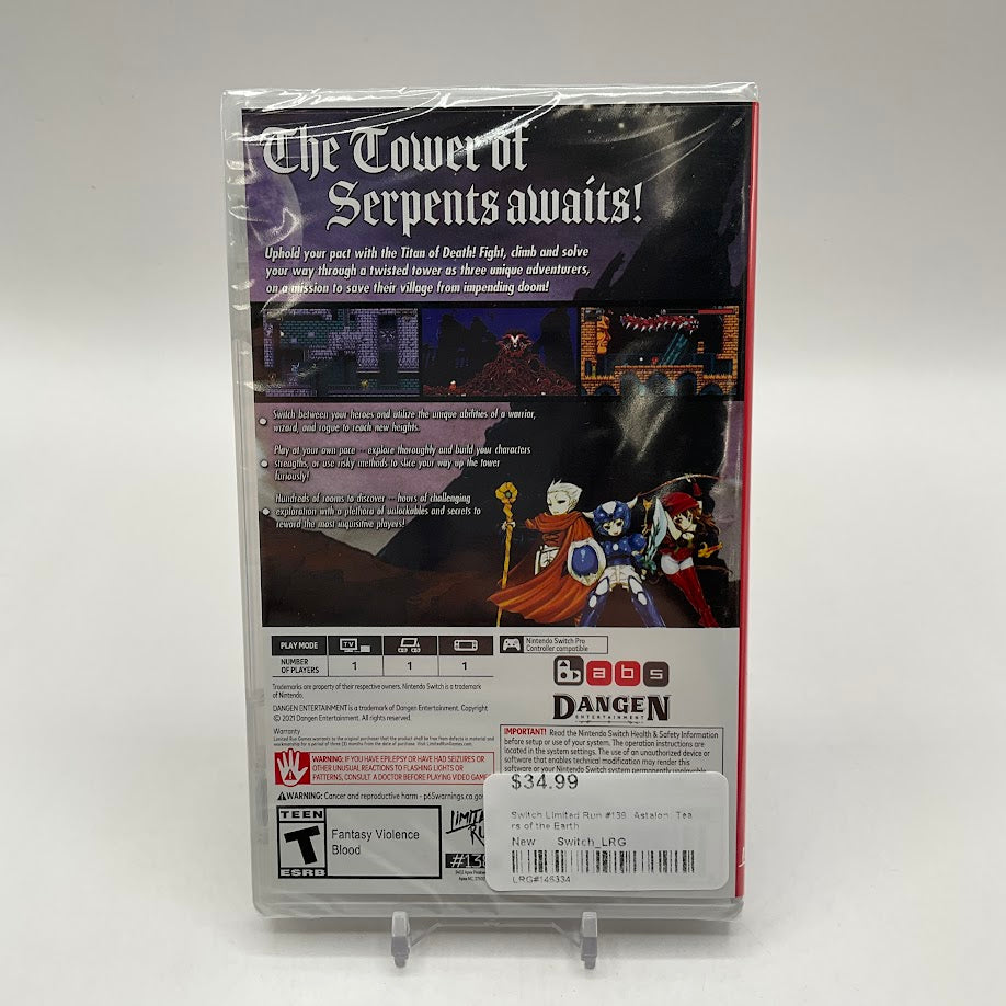 Astalon: Tears of the Earth Nintendo Switch Sealed