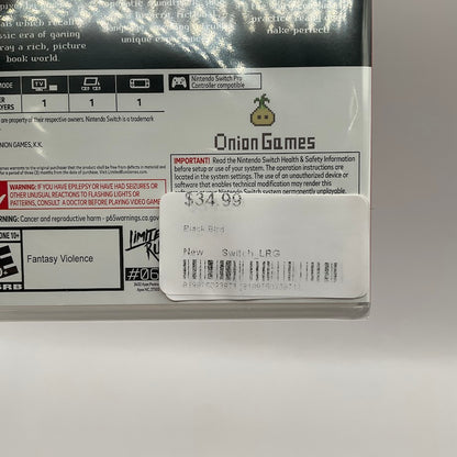 Black Bird Nintendo Switch Sealed
