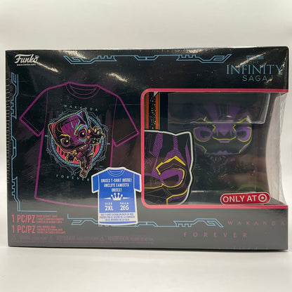 Wakanda Forever Funko Pop & Tee! The Infinity Saga #981 Target Exclusive Size 2XL