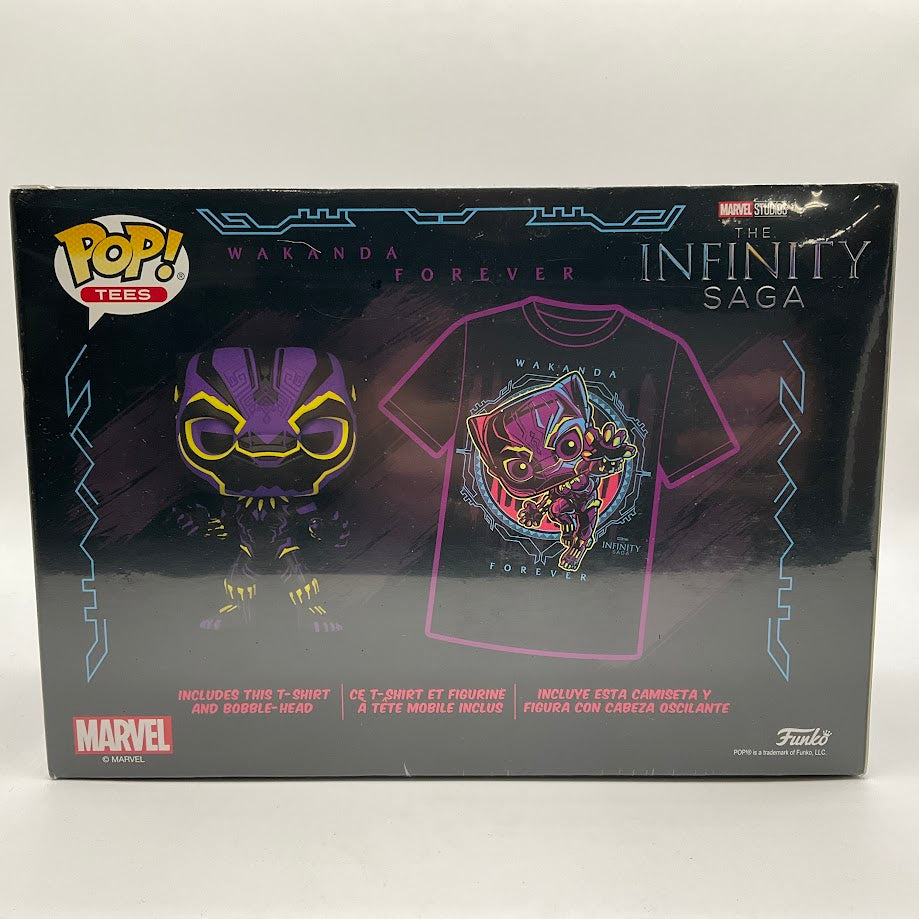 Wakanda Forever Funko Pop & Tee! The Infinity Saga #981 Target Exclusive Size L