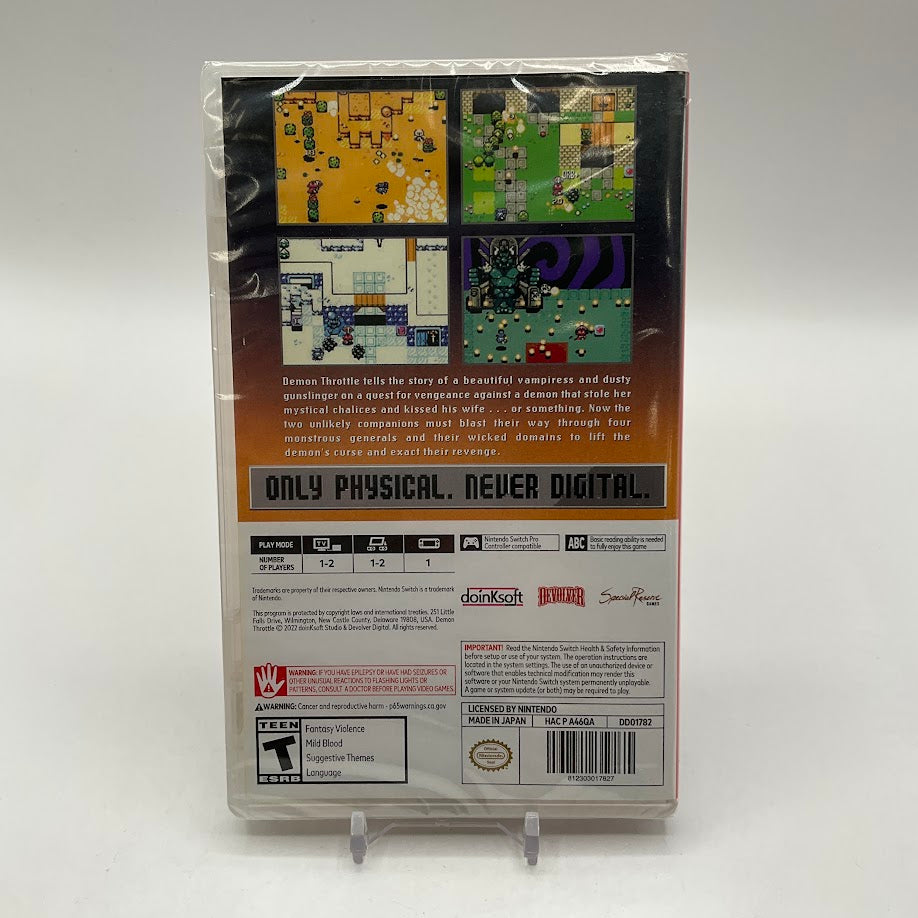 Demon Throttle Nintendo Switch Sealed
