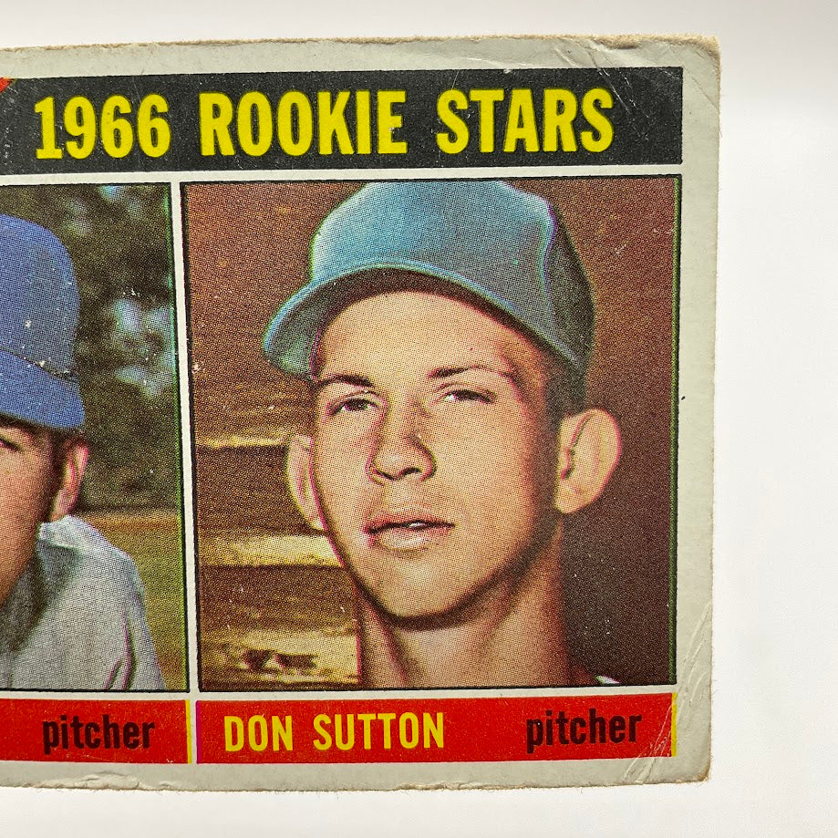 Bill Singer / Don Sutton 1966 Topps Rookie Stars RC #288 GD #1 - Collector Store LLC