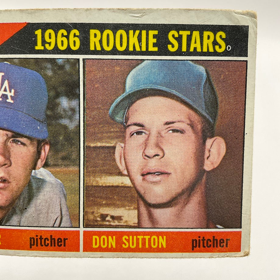 Bill Singer / Don Sutton 1966 Topps Rookie Stars RC #288 GD #2 - Collector Store LLC