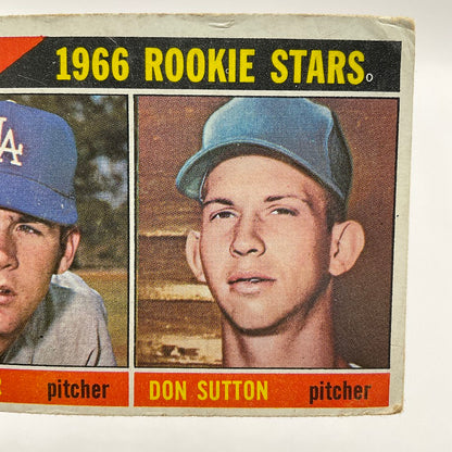Bill Singer / Don Sutton 1966 Topps Rookie Stars RC #288 GD #2 - Collector Store LLC