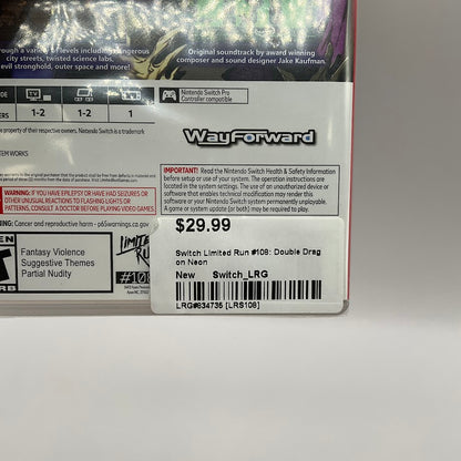 Double Dragon Neon Nintendo Switch Sealed