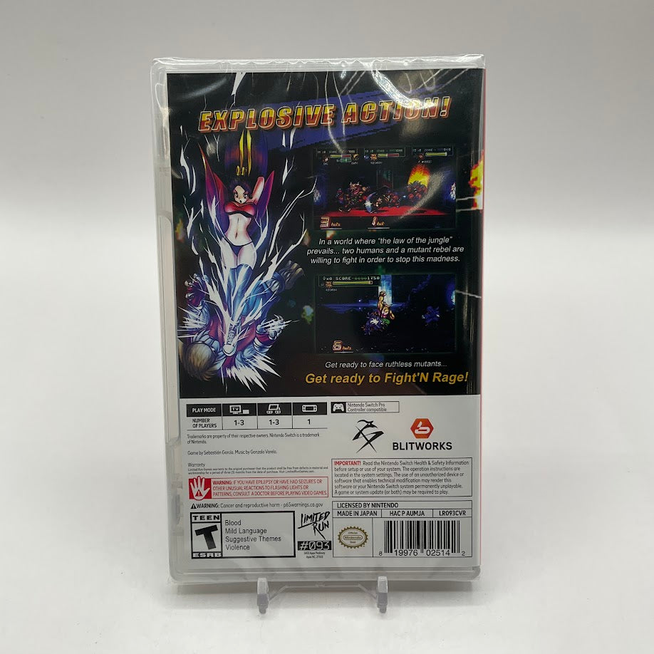 Fight'N Rage [Limited Run] Nintendo Switch Sealed