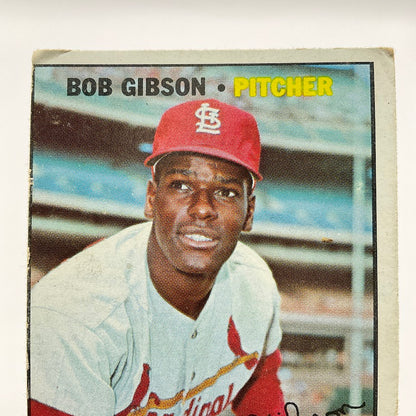 Bob Gibson 1967 Topps #210 St. Louis Cardinals PR #2 - Collector Store LLC