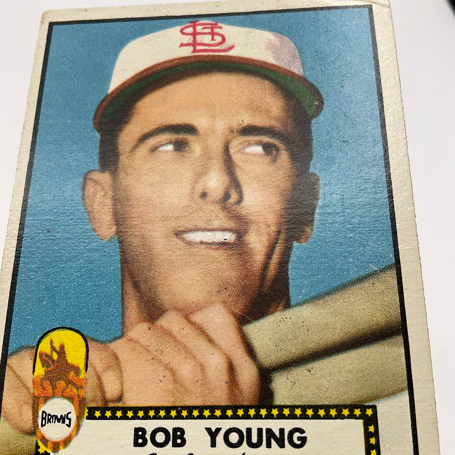 Bob Young 1952 Topps RC #147 St. Louis Browns VG - Collector Store LLC